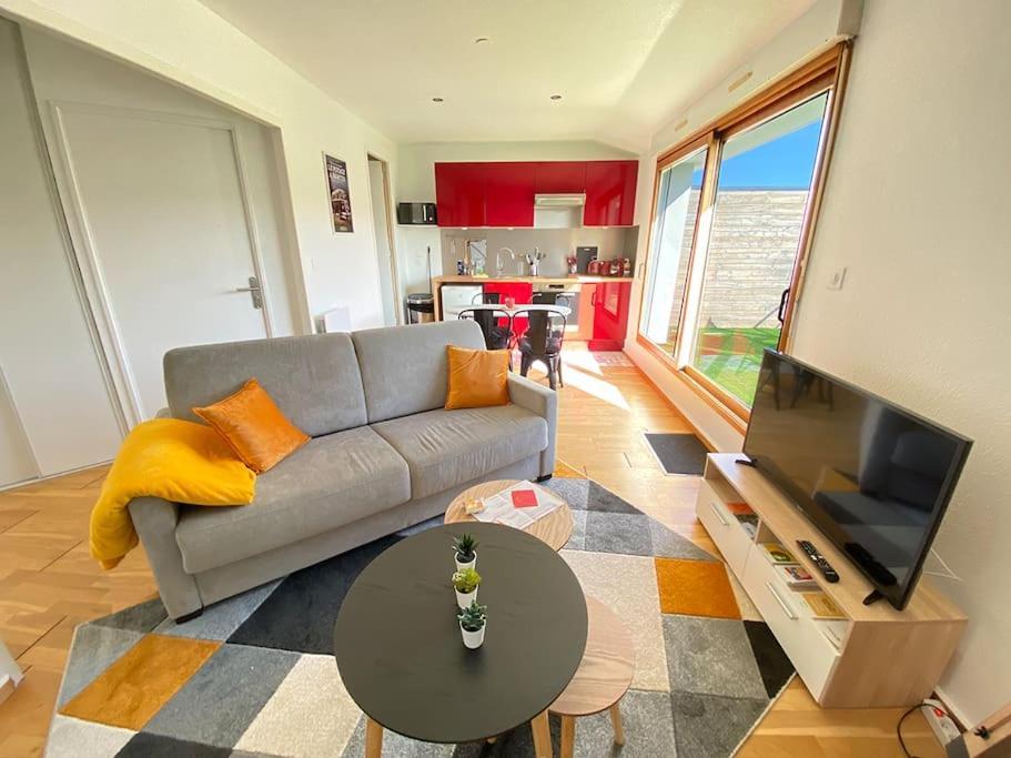 Grand Studio, Belle Terrasse Avec Vue Nantes Exterior foto