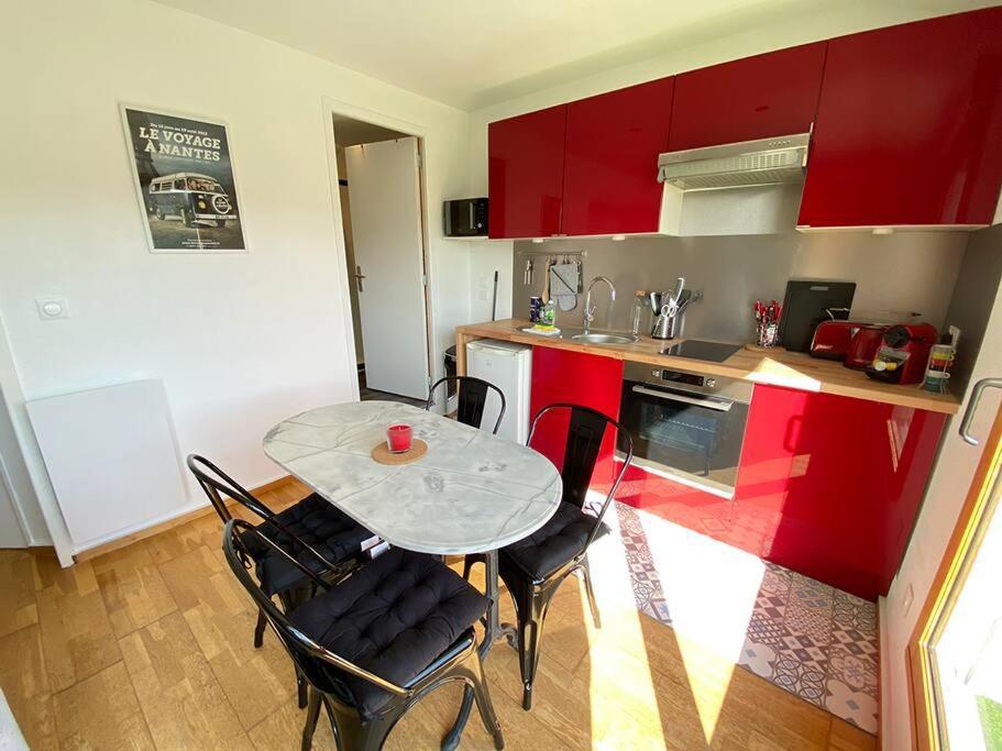 Grand Studio, Belle Terrasse Avec Vue Nantes Exterior foto